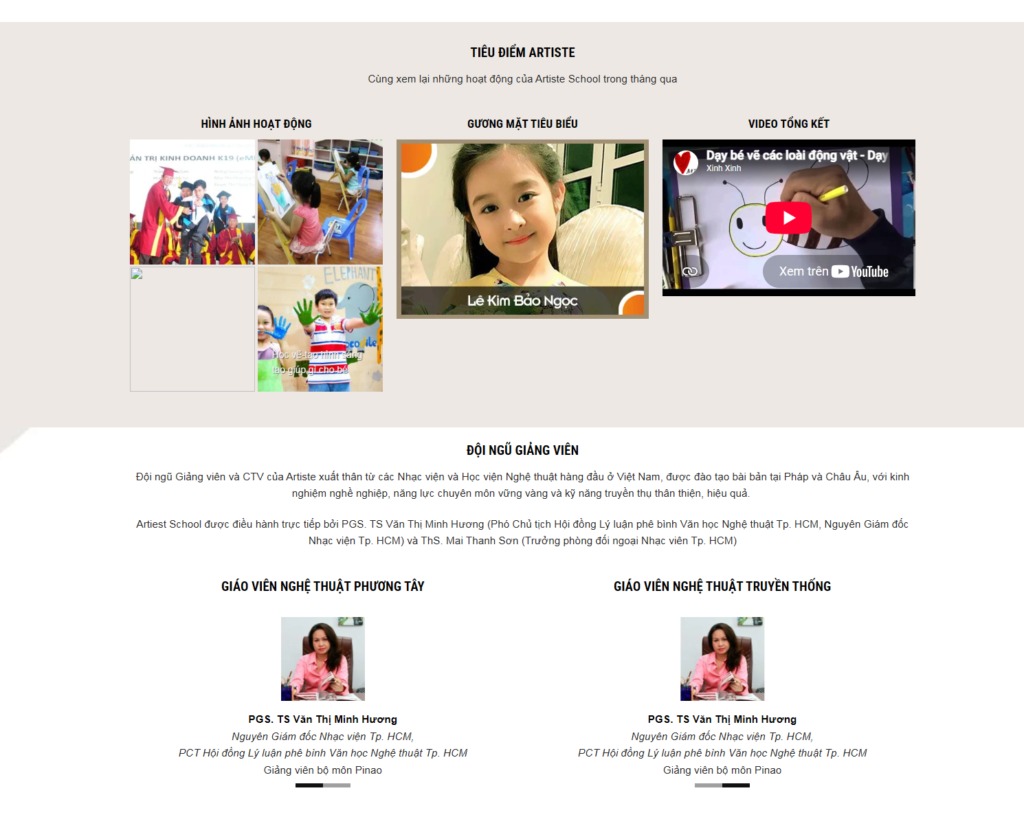 Mẫu Website Mỹ Thuật (3)